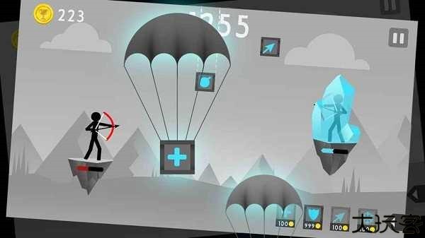 火柴人弓箭手双人对决游戏(Stickman Archer Fight)
