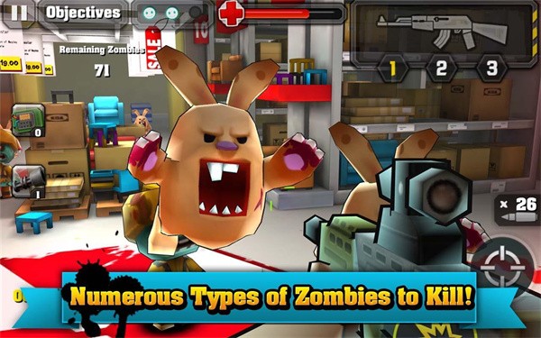 迷你行动僵尸世界大战游戏(AoM: Zombie World)