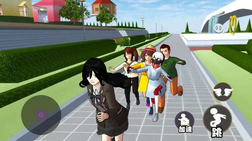 樱校逃离跑酷游戏v1.0 1