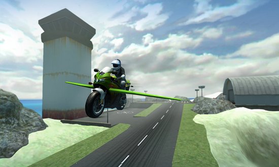 Ϸ( Flying Police Bike Simulator) v1.1 ׿ 0