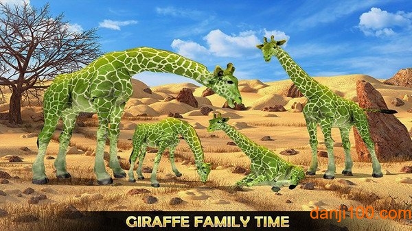 ¹ģֻ(Giraffe Family Life Jungle Simulator) v1.0 ׿ 0