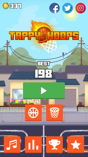 街头投篮中文版(Tappy Hoops)v2.5 安卓版 1