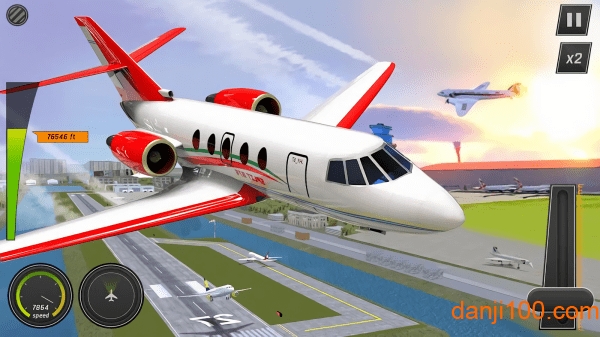 зɻԱģ⺺(City Airplane Pilot Flight Sim - New Plane Games) v1.1 ׿1