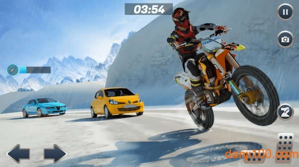 雪地摩托大赛官方版(Mountain Bike Snow Moto Racing)(1)