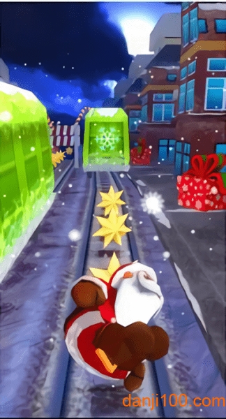 圣诞老人地铁冲浪中文版(Christmas Santa Surf)v1.0 安卓版 1