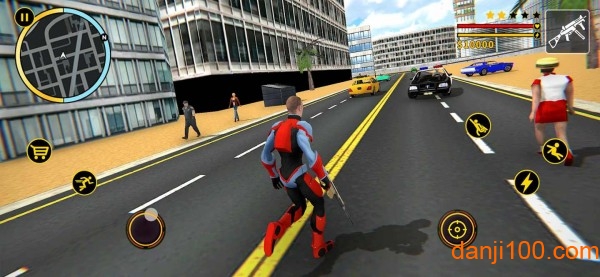 ֩볬Ӣ(Flying Spider Super Hero - Vegas Crime City Battle) v1.1 ׿ 2