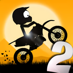 特技摩托车2中文版(Stick Stunt Biker2) v2.4 安卓版