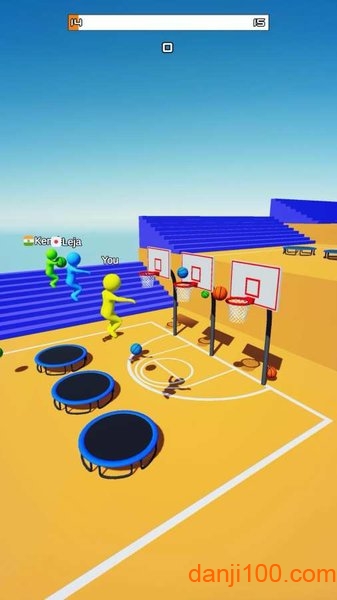 跳跃灌篮3D游戏(Jump Dunk 3D)(1)