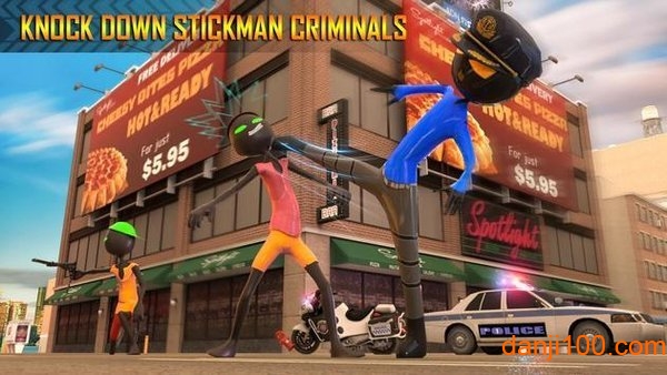 ˾Ħ׷2020(Police Stickman Motor Bike Chase) v1.7 ׿ 1