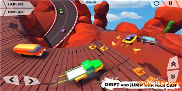 迷你赛车游戏(Toon Cars Race)v1.7 安卓版 1