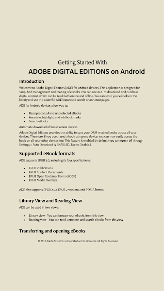 Adobe Digital Editions apk v1.0 ׿ 1