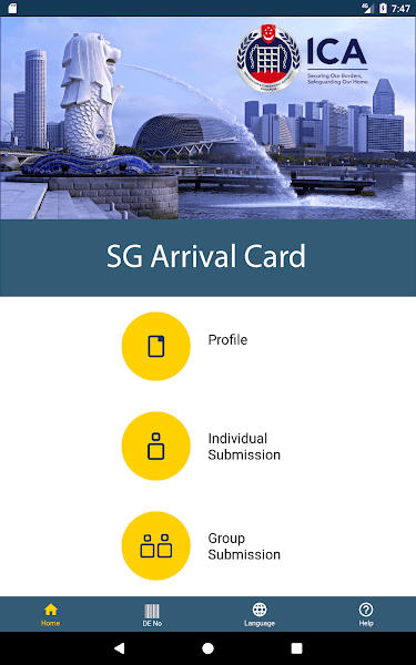 SG Arrival Card app(新加坡电子入境卡)(1)