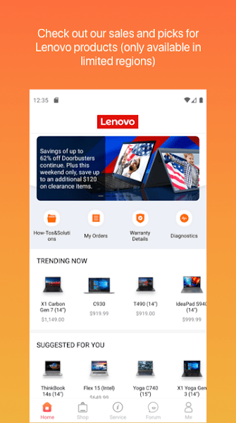 Lenovo app
