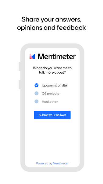 Mentimeter app v3.0.0 ٷ 1