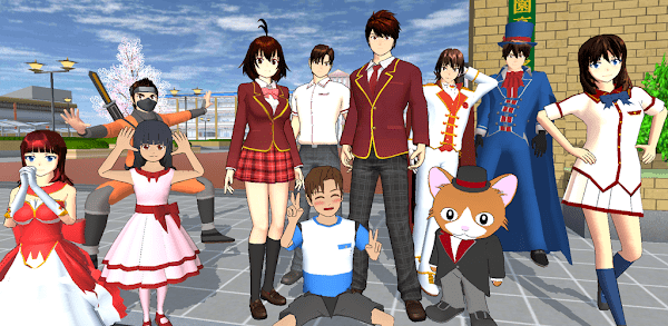 櫻花校園模擬器七七醬同款最新版(SAKURA School Simulator)