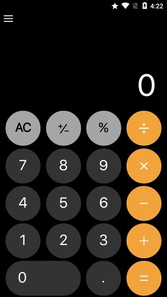高仿苹果计算器(Calculator)v2.3.4 安卓版 2