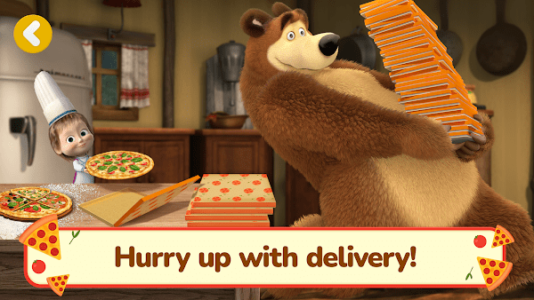 玛莎与熊披萨店不用网的(Masha and the Bear Pizza Maker)v1.4.5 安卓版 1