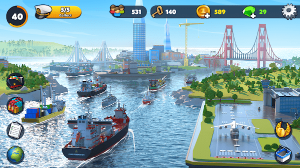 海港大城航运大亨汉化版(Port City Ship Tycoon)v2.0.0 安卓版 2