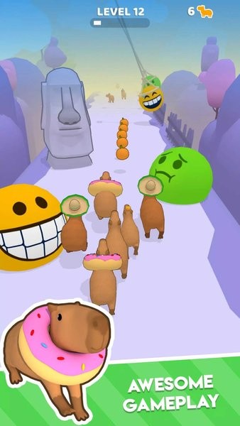 水豚冲刺capybara rush小游戏(1)