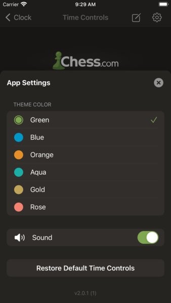 chess clock v1.2.0 ° 2