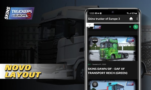 ŷ޿ģ3Ƥģֻ(Skins Truckers Of Europe 3) v1.12 ׿ 1