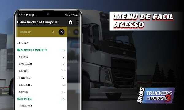 ŷ޿ģ3Ƥģֻ(Skins Truckers Of Europe 3) v1.12 ׿2