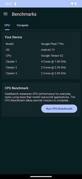 Geekbench6官方中文版v6.2.2 安卓版 1