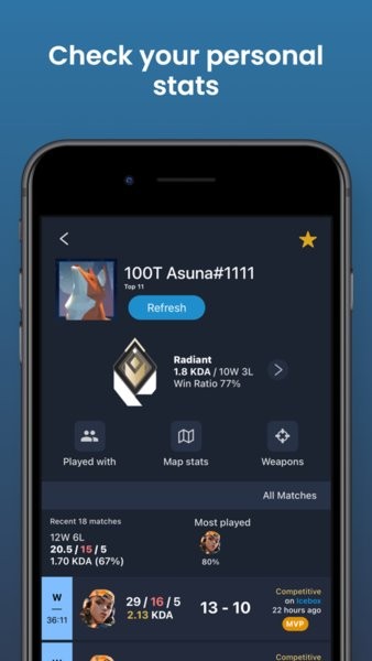 valking.ggApp(瓦罗兰特战绩查询app)v2.3.16 手机版 4