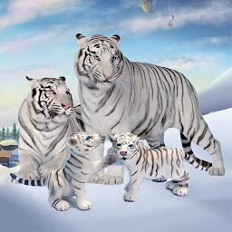 野生白虎家庭模拟游戏(Wild White Tiger Family Sim)