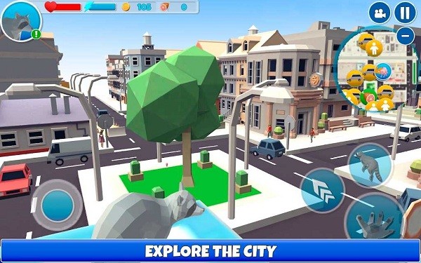 ðģϷ(Raccoon Adventure: City Simulator 3D) v1.031 ׿2