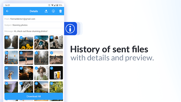 Filemail app