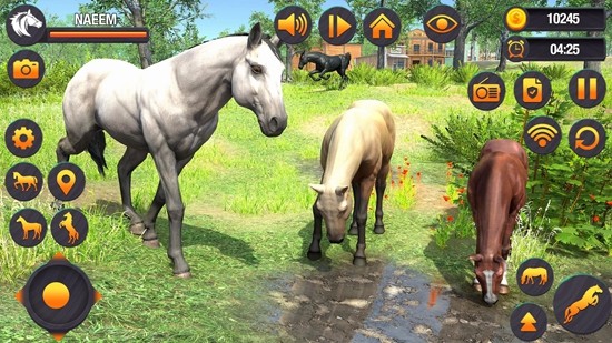 虚拟野马家庭模拟器游戏(Virtual Wild Horse Family Sim)(1)