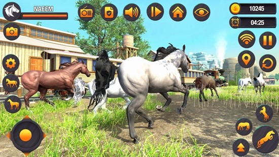 虚拟野马家庭模拟器游戏(Virtual Wild Horse Family Sim)(4)