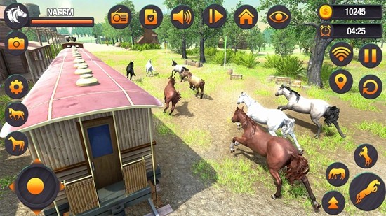 虚拟野马家庭模拟器游戏(Virtual Wild Horse Family Sim)(3)
