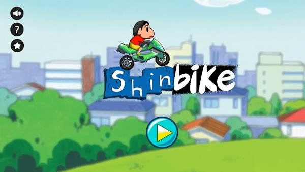 蜡笔小新摩托车小游戏(Shin Bike)(2)