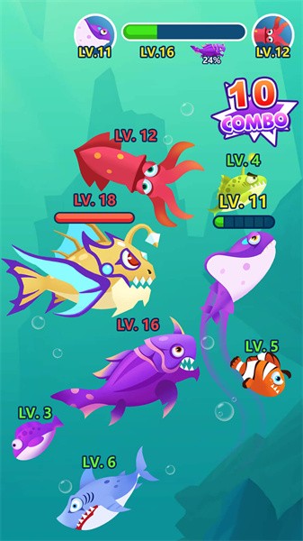 魚魚通關戰手游v1.0.0 安卓版 1