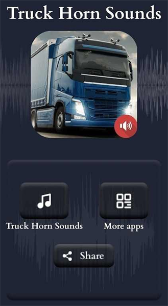 卡车喇叭声音模拟器(Truck Horn Sounds)v1.0 安卓版 1