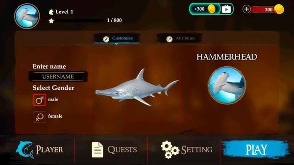 ͷģϷ(The Hammerhead Shark) v1.0.1 ׿0