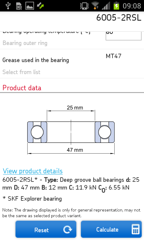 skf轴承计算软件Bearing Calculatorv1.9.1 安卓版 1