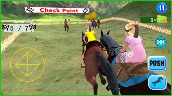 ͯɽģ(Kids Mountain Horse Rider Race) v1.1 ׿1