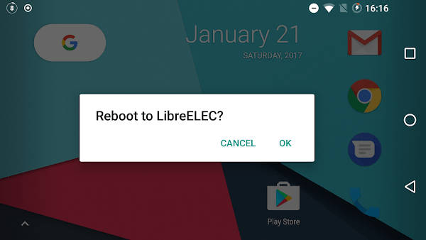 Reboot to LibreELEC appv1.1 安卓版 1