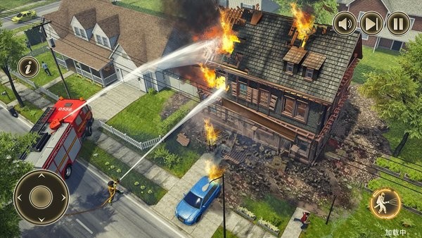消防车城市救援游戏(1)