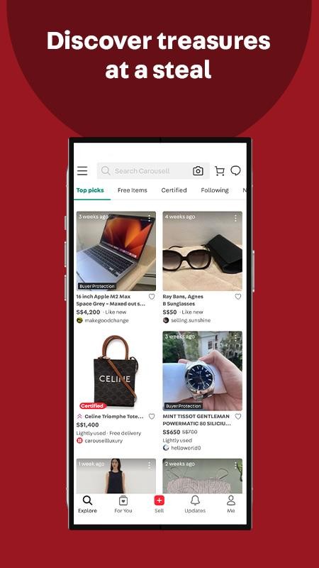 Carousell二手交易平台(3)