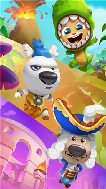汤姆猫时光快跑游戏(Talking Tom Time Rush)v1.4.1.18384 4
