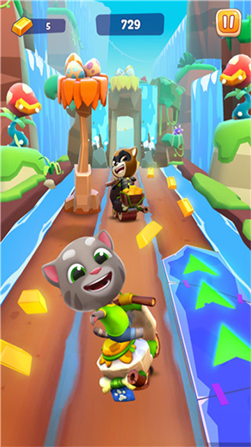 汤姆猫时光快跑游戏(Talking Tom Time Rush)v1.4.1.18384 2