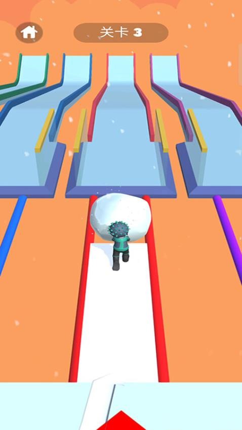 3D雪地竞赛游戏