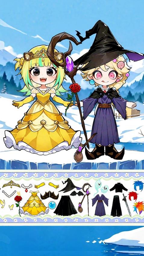贴纸女生装扮游戏v1.0 3