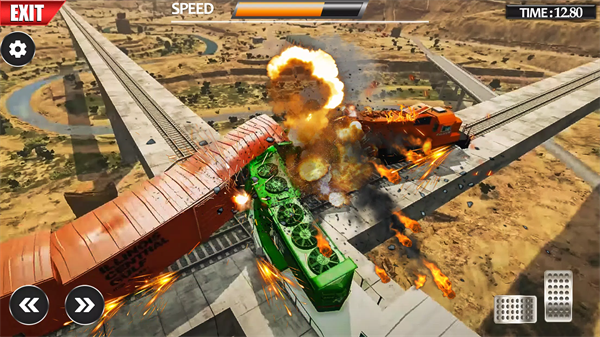 火车司机模拟器3D游戏(Train Vs Giant Pit Crash Games)v2.1.7 3