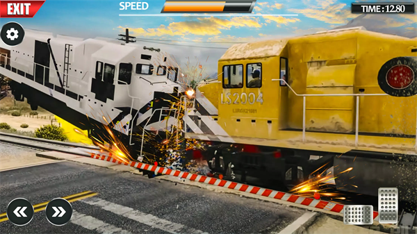 火车司机模拟器3D游戏(Train Vs Giant Pit Crash Games)v2.1.7 2