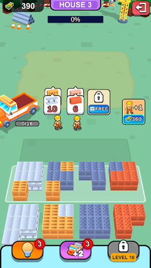 彩色积木建造者游戏(Colorful Brick Builder)